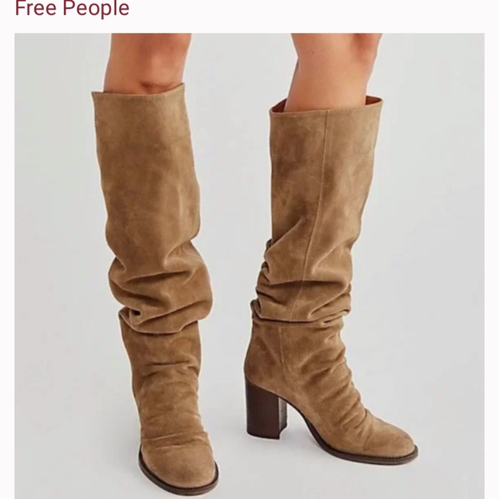 Free People Cleo Slouch Tall Knee Boots 36